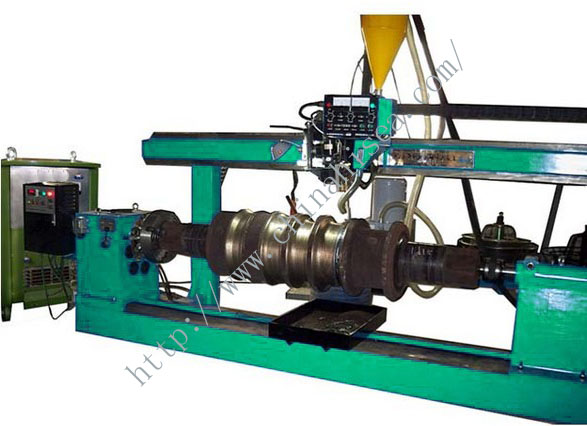 Mill roll built-up welding equipment