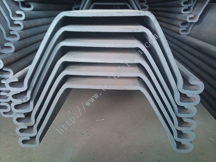 750*600 U Shape Cold Rolled Steel Sheet Piling