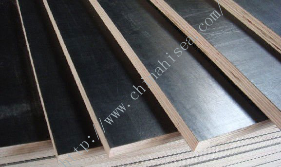 concrete black and brown film faced plywood formwork