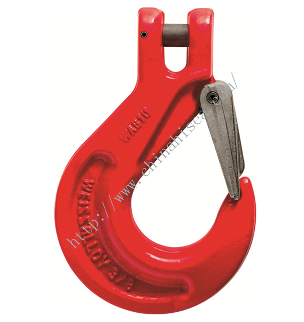  With Heavy Duty Safe Latch Grade 80 Clevis Sling Hooks