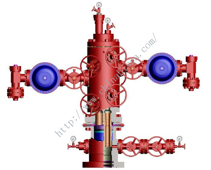 Oil/Gas Dual Completion Wellhead