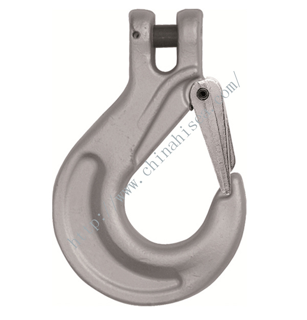 Grade 100 Clevis Sling Hook with Safety Latch