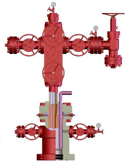 Oil(Gas) Block Christmas  Tree with Tubing Head - CGI.jpg