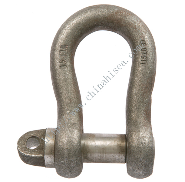 Small Bow Shackles with Screw Collar Pin