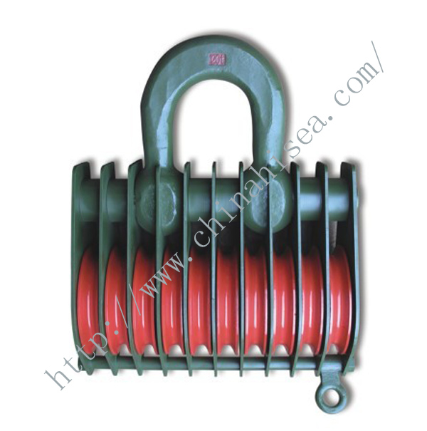 10 Wheels Sheaves Crane Pulley Blocks