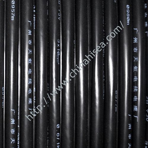 High Voltage silicon rubber sheathed power cables show.jpg