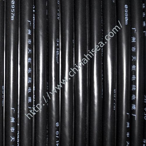 High Voltage silicon rubber sheathed power cables show.jpg