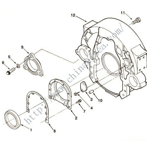 CUMMINS flywheel housing 3005557.jpg