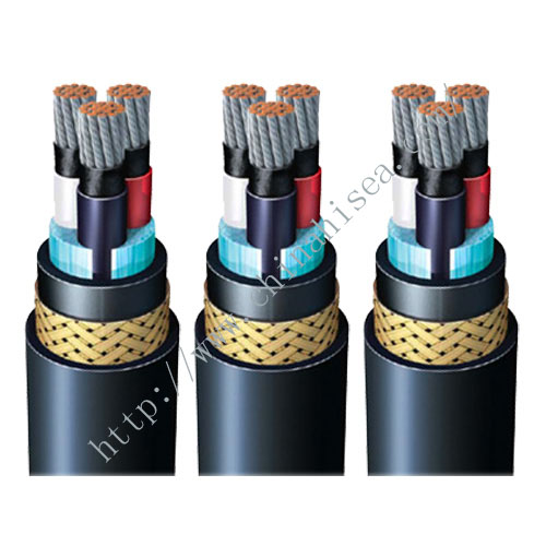 XLPE insulated marine power cables