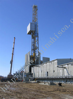 Oil/Gas Cryogenic Wheel-rail Drilling Rig