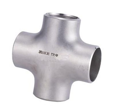 Stainless steel pipe cross