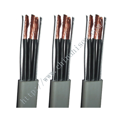 SIR sheathed fire resistant flat cable