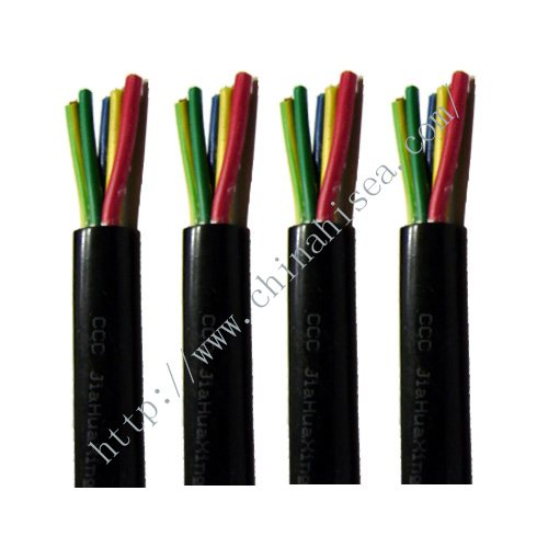 Fluorine plastic heat resistant control cable