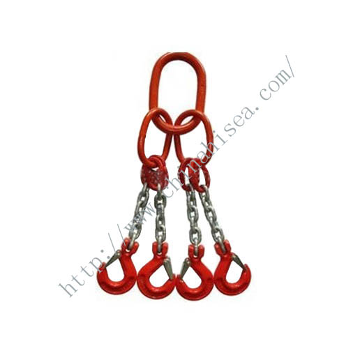 Four Legs Chain Sling with Hooks 