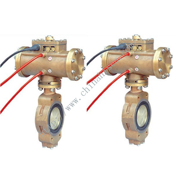 Marine Pneumatic Double Eccentric Butterfly Valve Pictures: