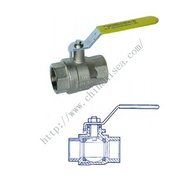 Marine Nickel Plated Brass Ball Valve