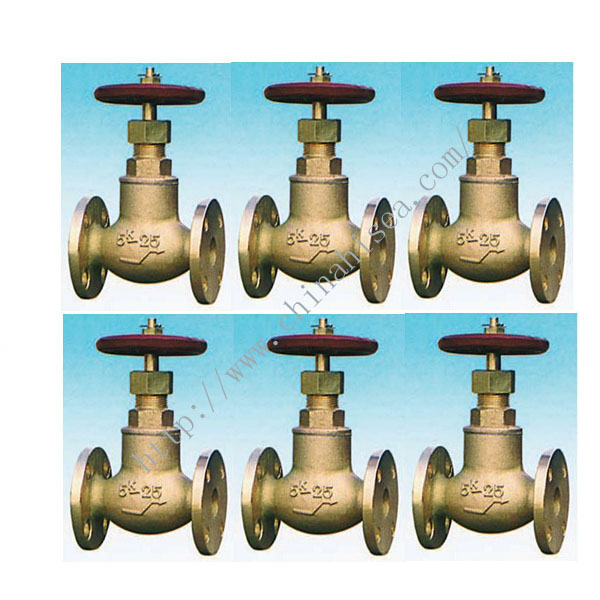 Marine Bronze Screw Down Check Globe Valve JIS F7351 5K