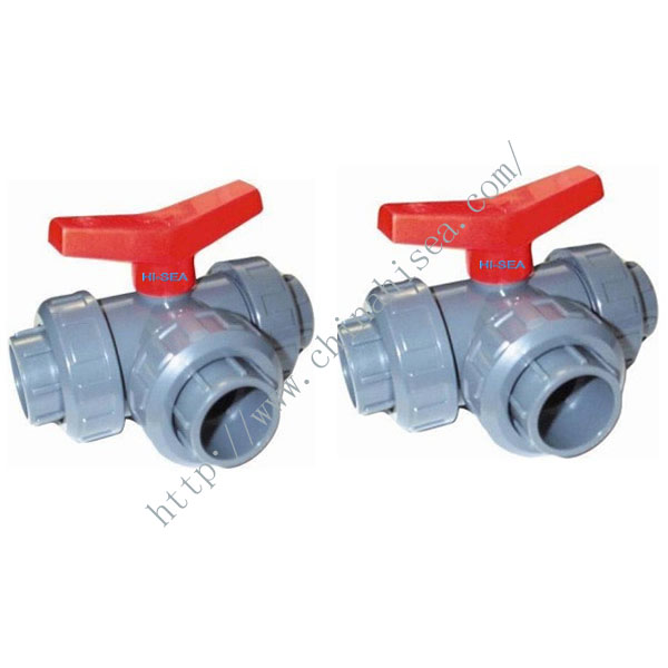 PVC-U Three Way Ball Valve