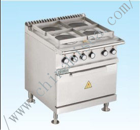 Marine Cooking Range W/Oven (4 Round Hot Plates)