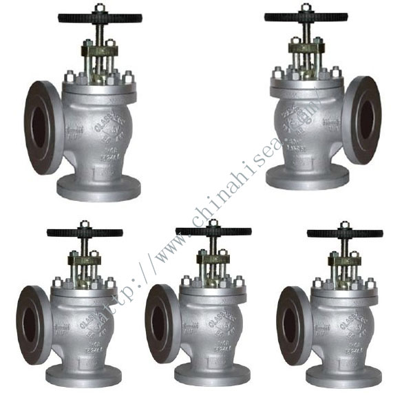 BS 5160 Angle Pattern Cast Steel Globe Valve