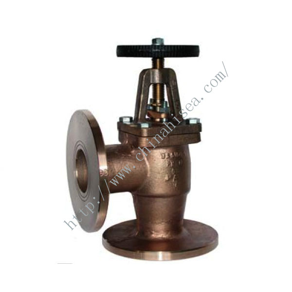 Marine Bronze Angled Globe Valve