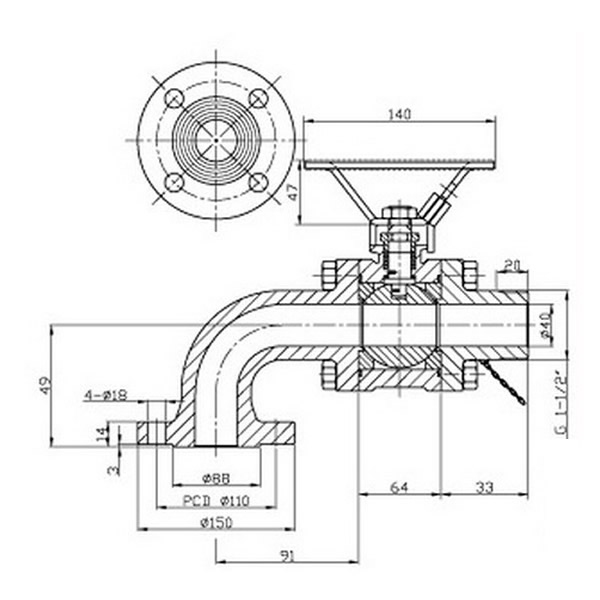 Marine Ball Valve Working Theory Picture