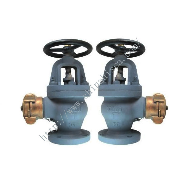  Marine Cast Iron Angle Hose Valve