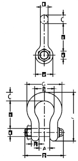 G-2140 S-2140 Alloy Bolt Type Anchor Shackles-drawing.jpg