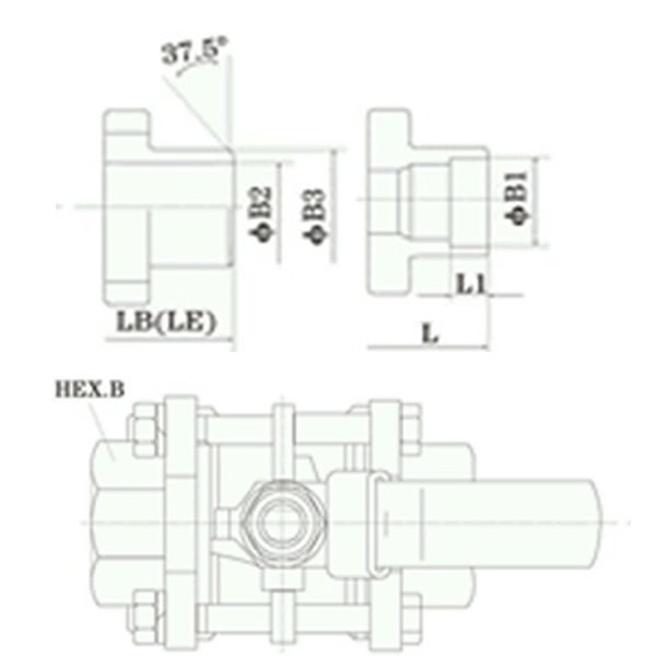 Three-piece Full Bore Ball Valve Working Theory