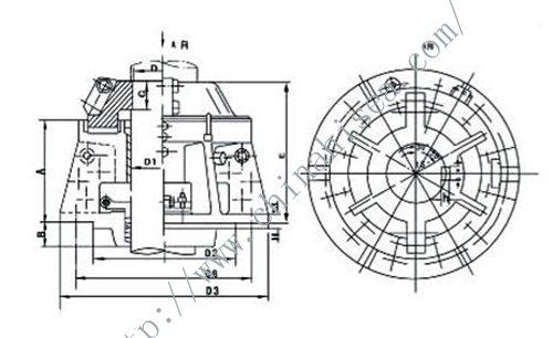 Plane Friction Water Tight Stop Rudder Carrier CB3282.jpg