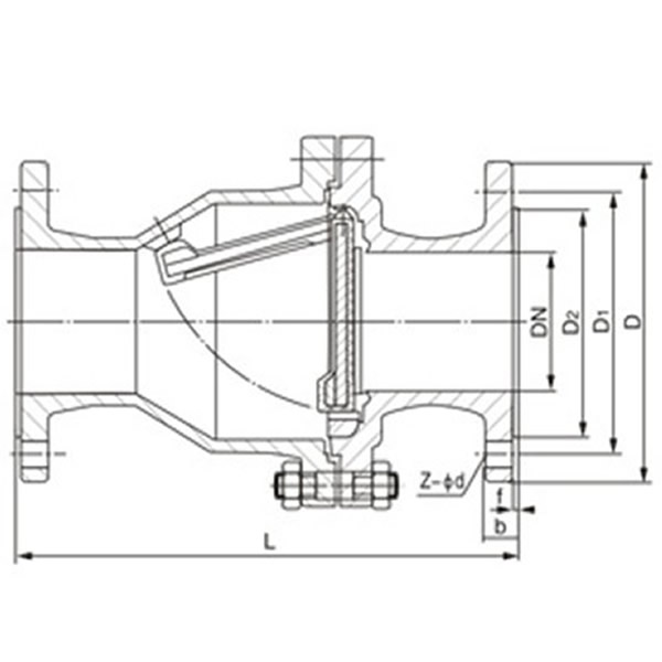 H44F46 Swing Check Valve Working Theory Picture