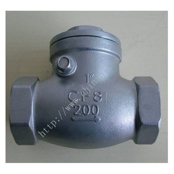 H14W Internal Thread Check Valve in Factory 