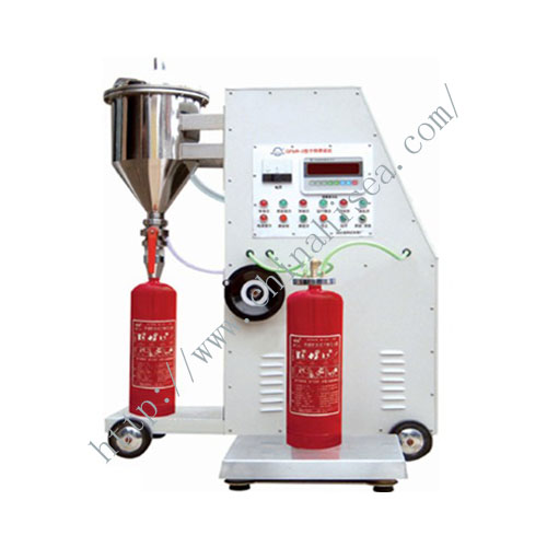 Fire extinguisher powder filling machine