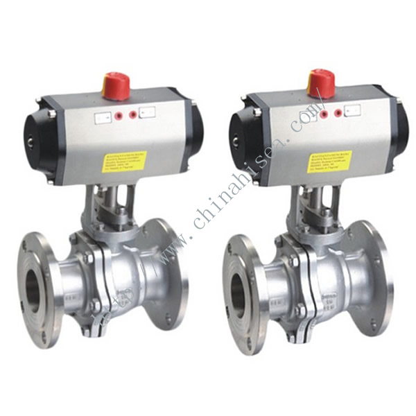 API 6D Pneumatic Ball Valve Sample