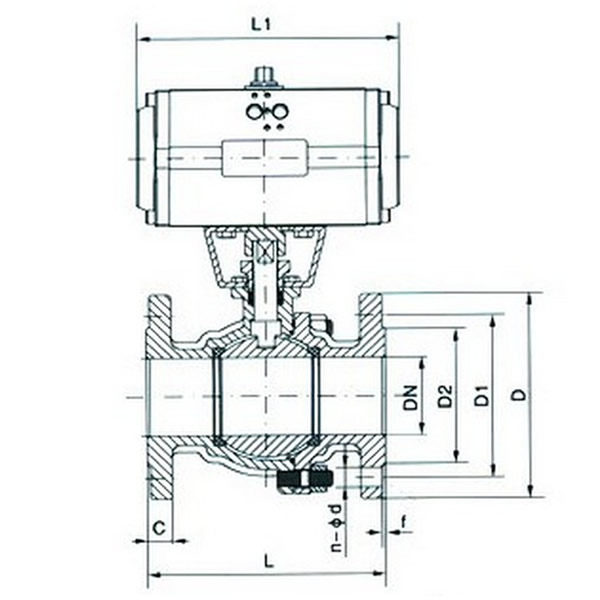 API 6D Pneumatic Ball Valve Working Theory 