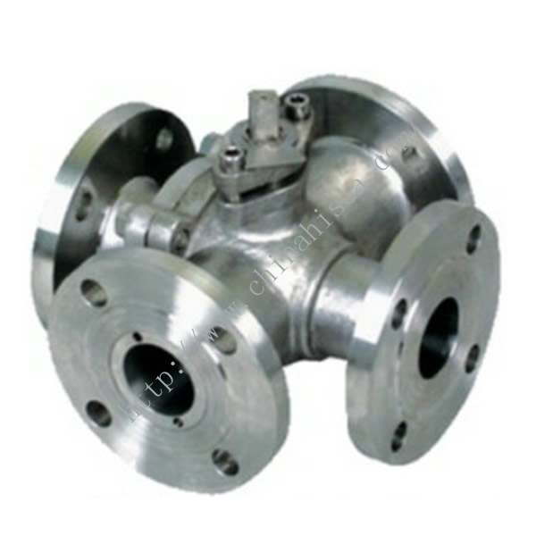 Four Way Pneumatic Ball Valve Body