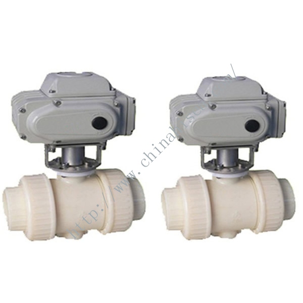 Electric Plastic Ball Valve