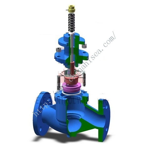 Pneumatic Diaphram Single Regulating Valve Inner Side