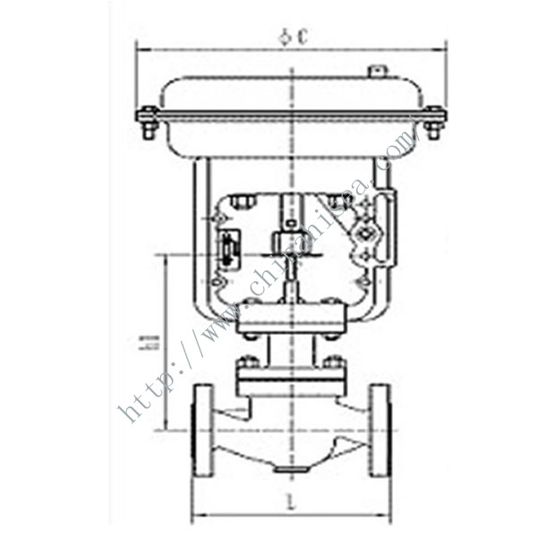 Pneumatic Diaphram Single Regulating Valve Working Theory