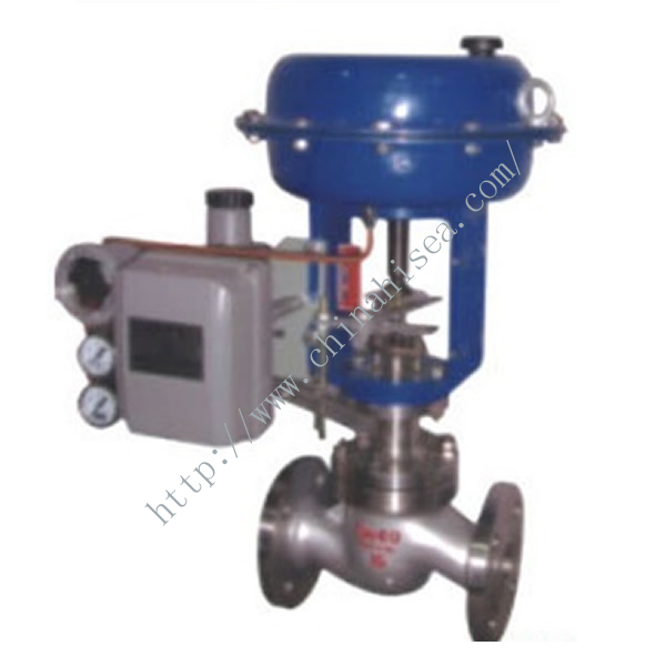 Pneumatic Diaphragm Control Valve Blue