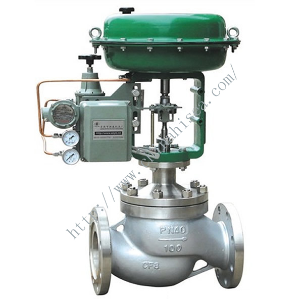 Pneumatic Diaphragm Control Valve Green