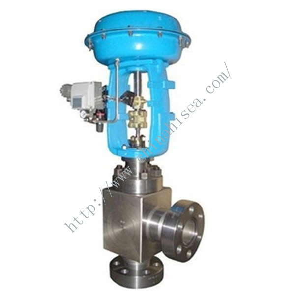 Pneumatic Diaphragm High Pressure Angle Regulating Valve In Factory