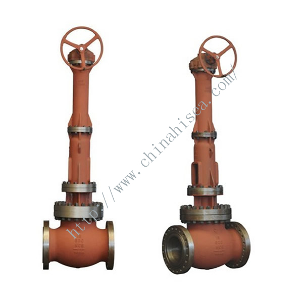 Gear Drive Cast Steel Gate Valve Front View