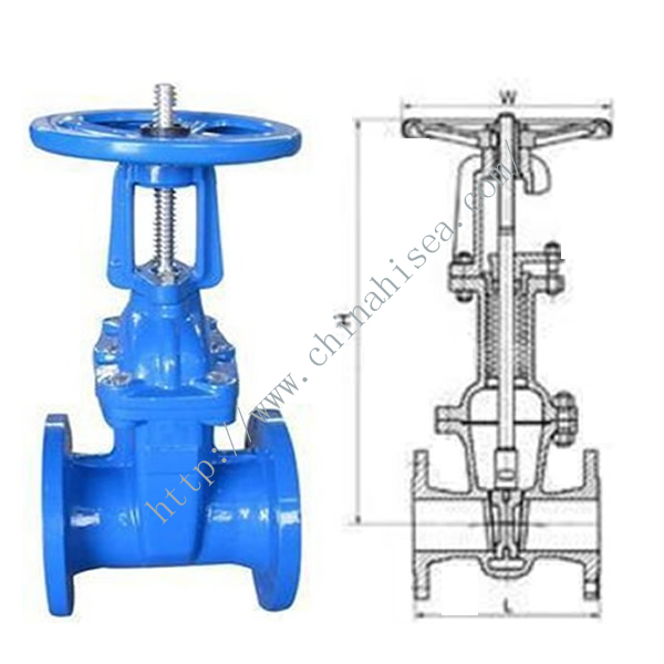 ANSI Soft Sealing Gate Valve Sample and Drawing