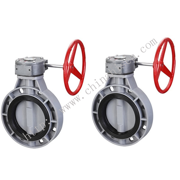 Gear Type Butterfly Valve In Factory