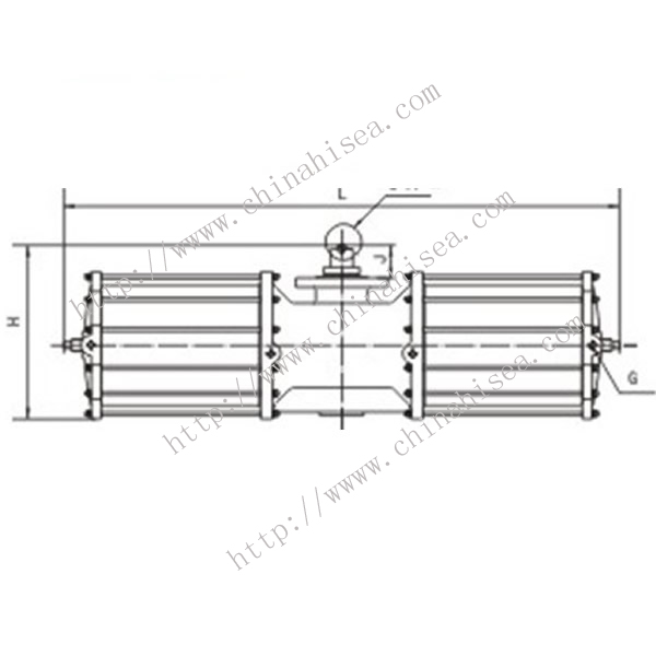 Valve Pneumatic Actuator Inside Structure 