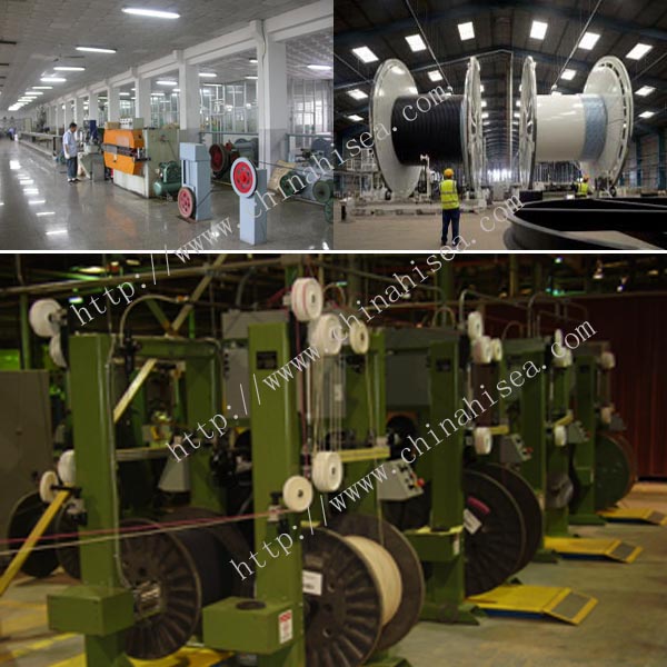 15KV BS 6883 Armored offshore Power & Control Cable processing and machines.jpg