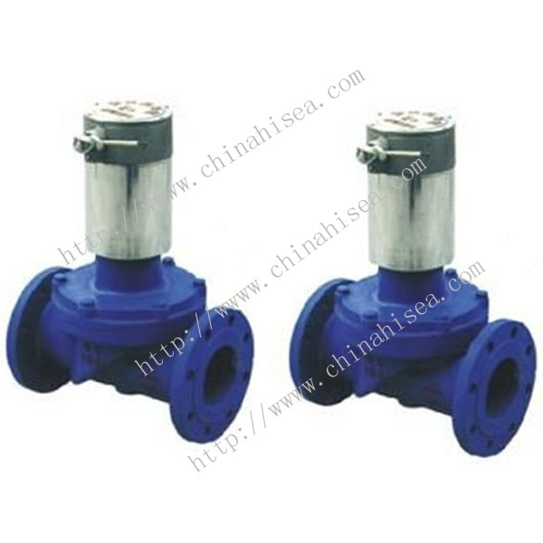 Gas Flange Solenoid Valve In Factory 