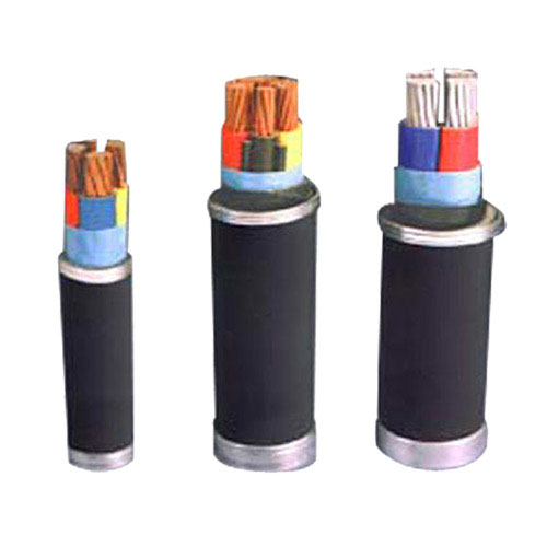 Plastic insulated power cable