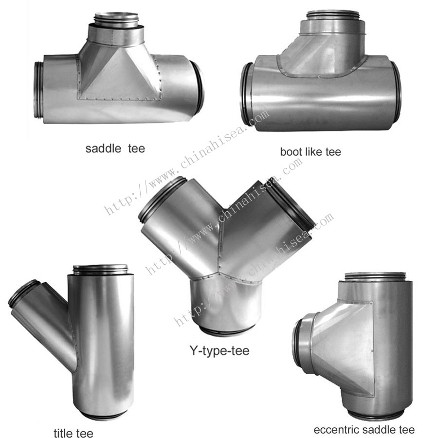 Pre-Insulated Sprial Duct Tee Fitting